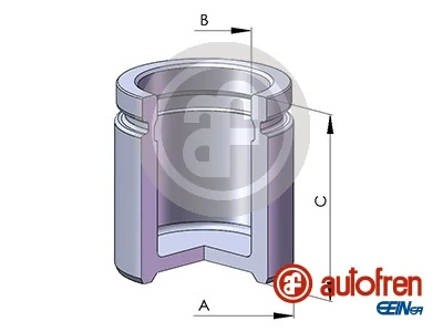 Piston, brake caliper